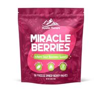 Mystic Nature Miracle Berries | Zero Calories Zero Sugar 100% Natural Fruit | 30 Servings