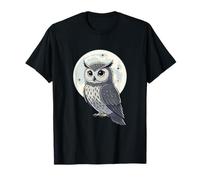 Mystic Night Owl Full Moon Celestial Forest Magic T-Shirt