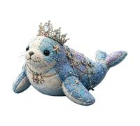 Mystic Ocean Guardians Felt Patchwork Kit, Pre-Cut Sea Creature Plushie Sewing Set, Beginner Craft for Adults & Teens, Relaxing Handmade Decor & Holiday Gift (H)