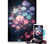 Mystic Plum Delight 1000 Piece Jigsaw Puzzle for Adults Logic Toy Relaxing Fun Design Assembly Santa Wish Gift (38x52cm)