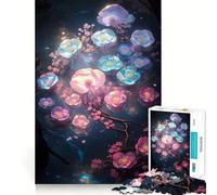 Mystic Plum Delight Adults Puzzles 1000 Piece Jigsaws Strengthen Recall Relaxing Fun Quality Edge Festival Gift (50x75cm)