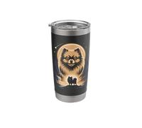 Mystic Pomeranian Under Waterfall Sky Stainless Steel Insulated Tumbler