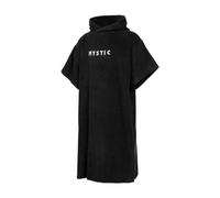 Mystic Poncho or Changing Robe Towel for Beach Watersports & Surfing - Brand - Black
