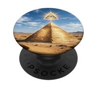 Mystic Pyramid Symbol Eye Desert Ancient Mystery Graphic PopSockets Adhesive PopGrip