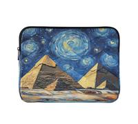 Mystic Pyramids Starry Sky Laptop Sleeve 13-15.6 Inch Quilted Laptop Bag for Womoen Men