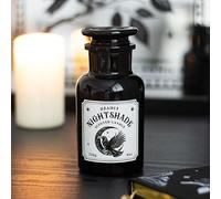 Mystic Raven Deadly Nightshade Apothecary Candle - Gothic Vintage Design with Mystical Raven - Alluring Deadly Nightshade Scent - Perfect for Rituals, Relaxation, and Dark Décor - Unique Gift Idea