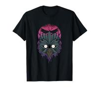Mystic Raven Mask Dark Forest Fantasy Art T-Shirt
