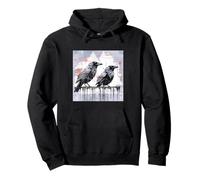 Mystic Raven Norse - Goth Crow Viking Pullover Hoodie