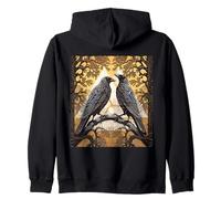 Mystic Raven Norse - Goth Crow Viking Zip Hoodie