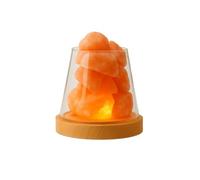 Mystic Romance Himalayan Salt Lamp Rechargeable with Remote Control | Color Changing USB Crystal Lamp for Bedroom, Meditation & Relaxation
