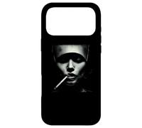 Mystic Smoker Abstract Female Face Portrait Case for iPhone 17 Pro Max
