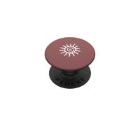 Mystic Spiral Sun Boho Celestial Dusty Rose PopSockets Adhesive PopGrip