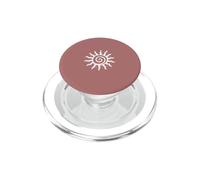 Mystic Spiral Sun Boho Celestial Dusty Rose PopSockets PopGrip for MagSafe