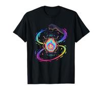Mystic Swirling Rainbow Flame Arcane Lantern T-Shirt