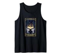 Mystic Tarot Card The Reader Book Lover Tank Top