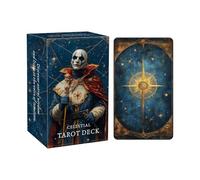 Mystic Tarot Cards, Spiritual Fortune Deck, 78 Piece Set With Illustrated Symbols, Divination Tool With Durable Material, Guidance Cards With Classic Style, Tarot Collection For Travel Home Party