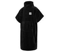 Mystic Teddy Poncho or Changing Robe Towel for Beach Watersports & Surfing - Black - Unisex