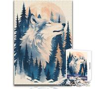 Mystic Timber Guardian 1000 Pieces Puzzles for Adults Playful Learning Cognitive Activity for Joyful Surprises Size 50x75cm