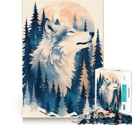 Mystic Timber Guardian Jigsaw Puzzles for Adults 1000 Piece Logic Boost Toy Group Joy Premium Edge Bday Surprise (38x26cm)
