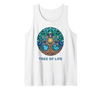 Mystic Tree of Life Yggdrasil Etz Chaim Arbor Vitae Tank Top