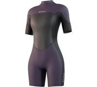 Mystic Water Sports - Surf KiteSurf & Windsurfing Women's Short 3/2mm Back Zip Wetsuit - Dark Purple