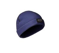 Mystic Watersports - Surf KiteSurf & Windsurfing 2mm Neoprene Wetsuit Beanie Hat - Navy - Flatlock stitching - M-Flex (70%)