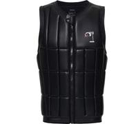 Mystic Watersports - Surf KiteSurf & Windsurfing Mens Anarchy Front Zip Wake Impact Vest Top - Black