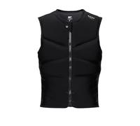 Mystic Watersports - Surf KiteSurf & Windsurfing Mens Block Front Zip Impact Vest Top - Black