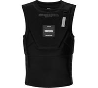 Mystic Watersports - Surf KiteSurf & Windsurfing Mens Solace Front Zip Impact Vest Top - Black - Waterproof Sprayproof