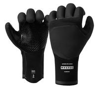 Mystic Watersports - Surf KiteSurf & Windsurfing Roam 3mm Five Finger Precurved Glove - Black