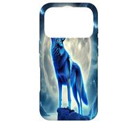 Mystic Wolf Howling at Full Moon Night Sky Design Case for iPhone 17 Pro