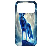 Mystic Wolf Howling at Full Moon Night Sky Design Case for iPhone 17 Pro Max