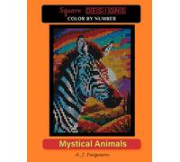 Mystical Animals Color by Number book - Standard paper