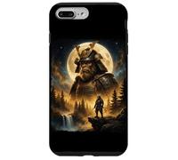 Mystical Bigfoot Samurai Warrior Spirit Howling at the Moon Case for iPhone 7 Plus/8 Plus
