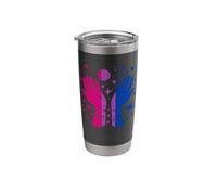 Mystical Bisexual Hands Holding Celestial Cosmic Power Stainless Steel Insulated Tumbler