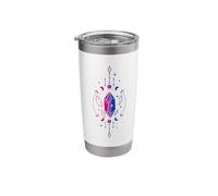 Mystical Bisexual Pride Crystal with Cosmic Energy Stainless Steel Insulated Tumbler