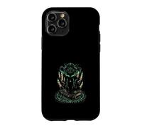 Mystical Black Cat Witchcraft Occult Runes Pentagram Case for iPhone 11 Pro
