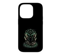 Mystical Black Cat Witchcraft Occult Runes Pentagram Case for iPhone 14 Pro