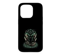 Mystical Black Cat Witchcraft Occult Runes Pentagram Case for iPhone 15 Pro