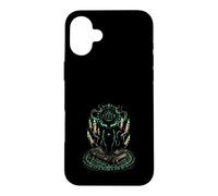 Mystical Black Cat Witchcraft Occult Runes Pentagram Case for iPhone 16 Plus