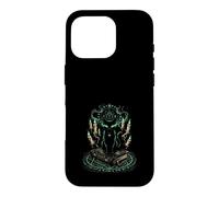Mystical Black Cat Witchcraft Occult Runes Pentagram Case for iPhone 16 Pro