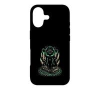 Mystical Black Cat Witchcraft Occult Runes Pentagram Case for iPhone 17
