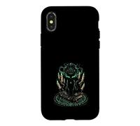 Mystical Black Cat Witchcraft Occult Runes Pentagram Case for iPhone X/XS