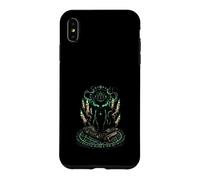 Mystical Black Cat Witchcraft Occult Runes Pentagram Case for iPhone XS Max