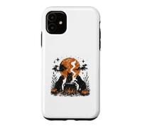 Mystical Black Cats Cauldron Full Moon Case for iPhone 11