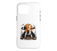 Mystical Black Cats Cauldron Full Moon Case for iPhone 16 Pro Max