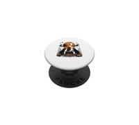 Mystical Black Cats Cauldron Full Moon PopSockets Adhesive PopGrip