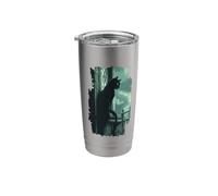 Mystical Black Gothic Cat Stainless Steel Insulated Tumbler