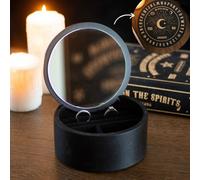 Mystical Black Talking Board Jewelry Box With Mirror & Gold Finish