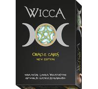 Mystical Black Wiccan Oracle Tarot Cards - 13.5 cm x 10 cm (33 Card Deck) - Premium Paper, Unleash Inner Wisdom - Ideal for Spiritual Activity